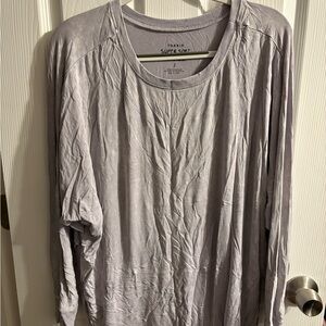 Torrid Super Soft Knit Top in Light Purple/Gray